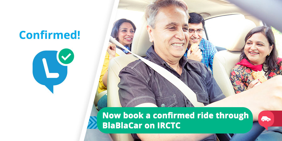 IRCTC and blablacar in india