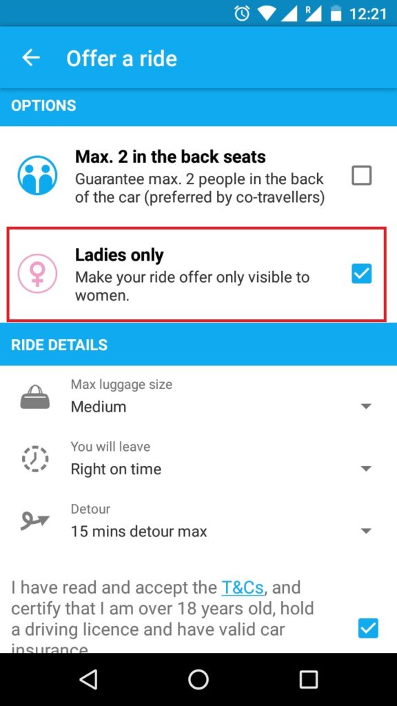 Ladies only-Android